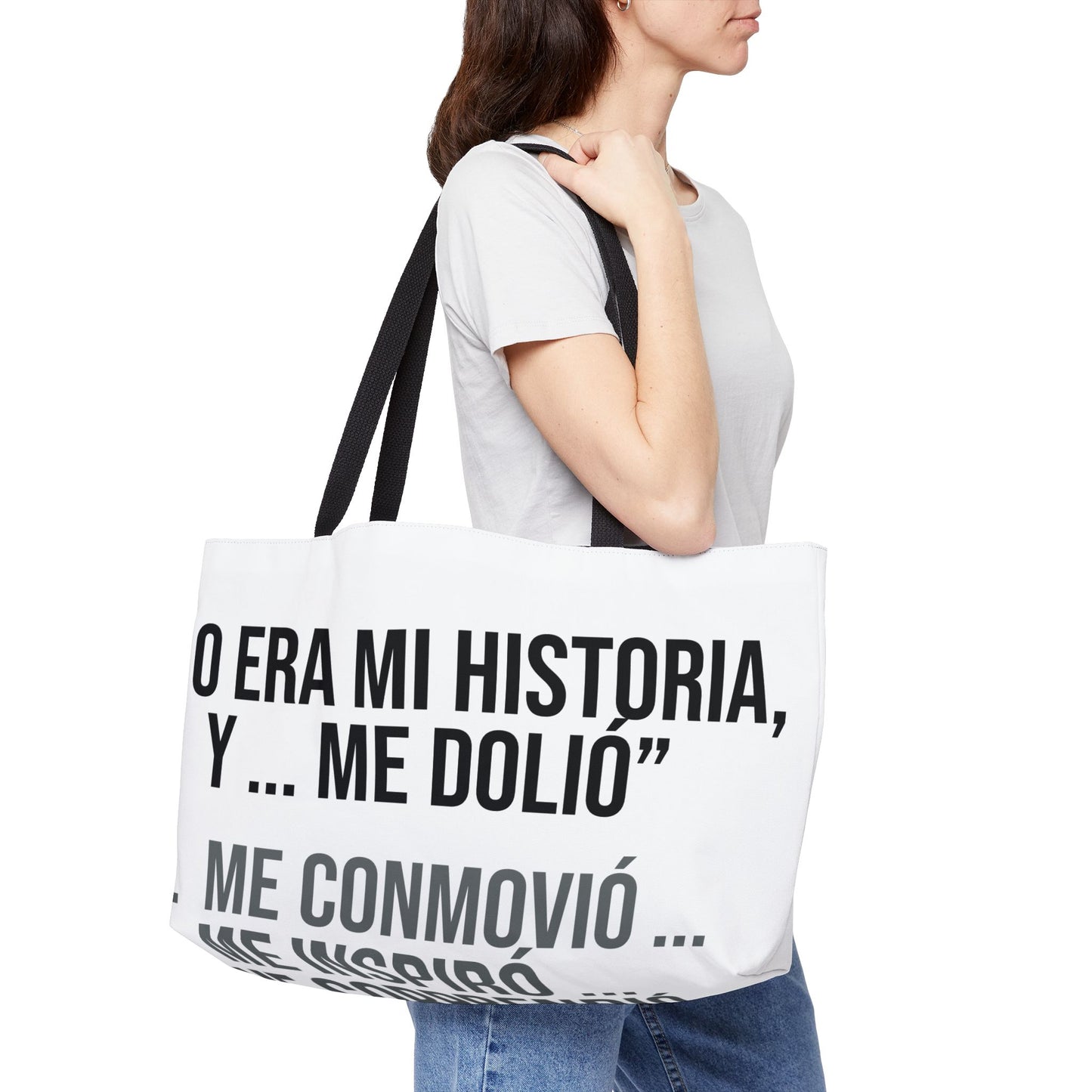 Inspirational Quote Weekender Tote Bag - Perfect for Travel & Getaways